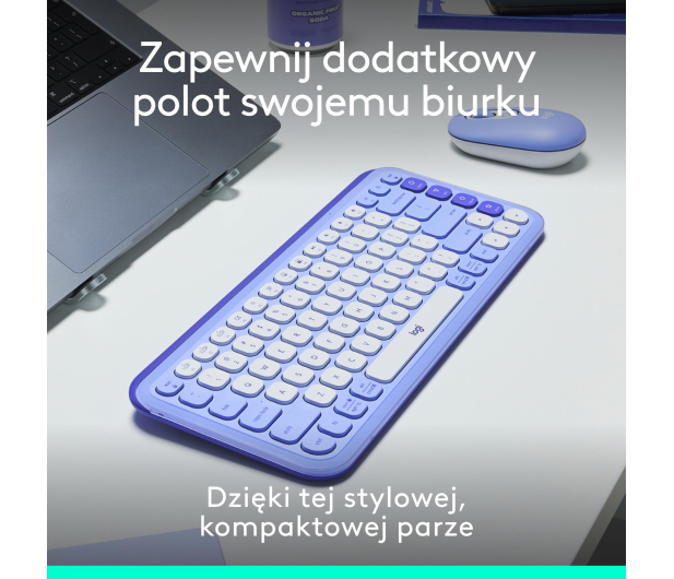 Logitech POP ICON Combo lilac - 1276190 - zdjęcie 7